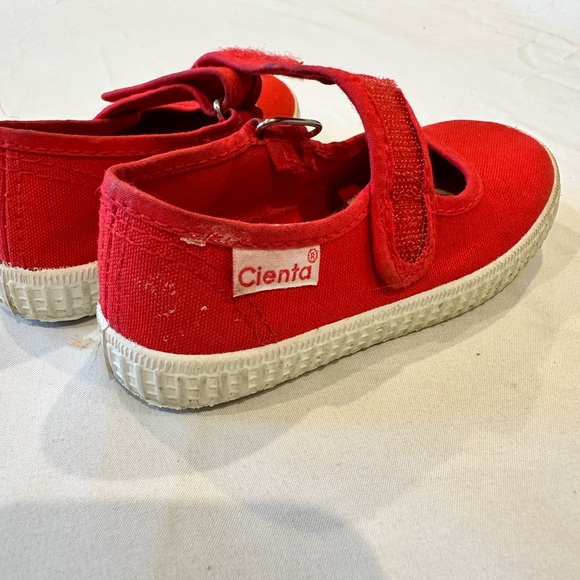 Cienta Kids Mary Jane Shoe RED 6.5 infants - Picture 3 of 6